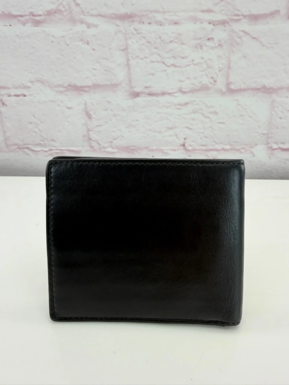 Gucci Blade Embroidered Black Leather Wallet Bifold